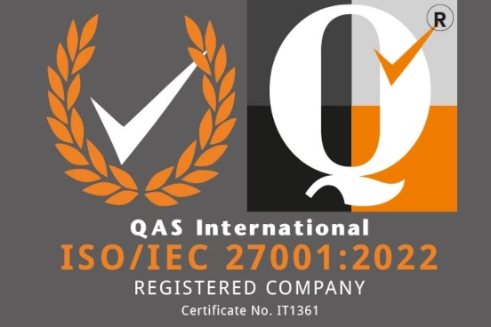 Une image du certificat ISO de Forrit et de son numéro IT1361